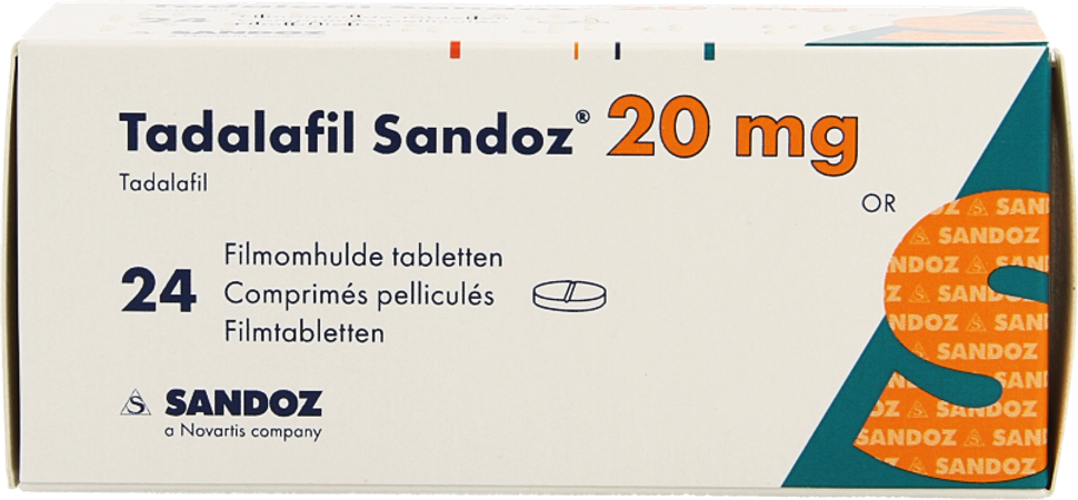 Tadalafil Sandoz 20,0mg Filmomh Tabl 24 X 20,0mg 3