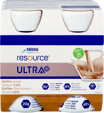 Resource Ultra+ Koffiesmaak 4x125ml Nf 2