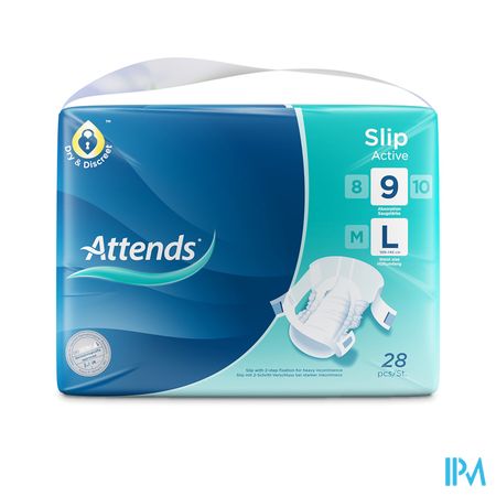 Attends Slip Active 9 Large 1x28