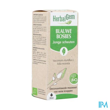 Herbalgem Blauw Bosbes Bio 30ml