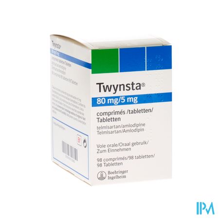 Twynsta 80mg/ 5mg Comp 98 X 80mg