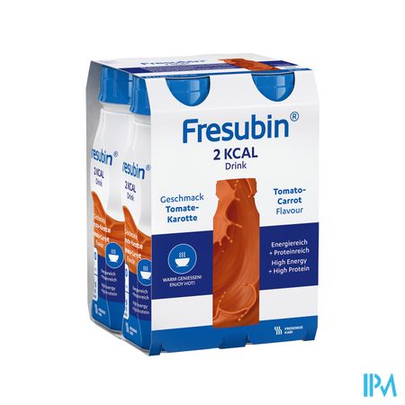 Fresubin 2 Kcal Drink Salé/hartig 200ml Tomatescarottes/tomaatwortel