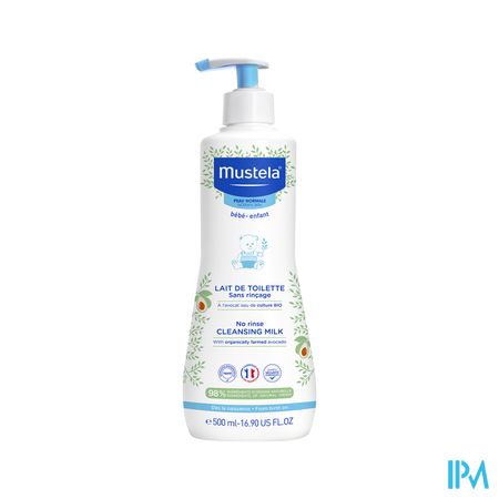 Mustela Pn Lait Toilette S/rincage 500ml