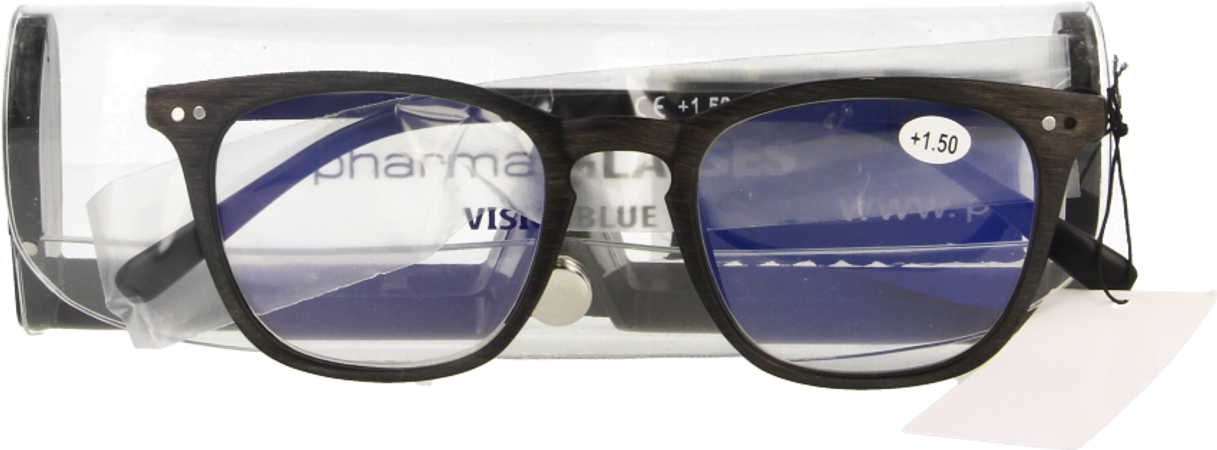 Pharmaglasses Visionblue Pc02 Leesbril +1.50 Brown 1