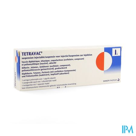 Tetravac Voorgev.spuit 0,5ml Ud + 1 Aparte Naald