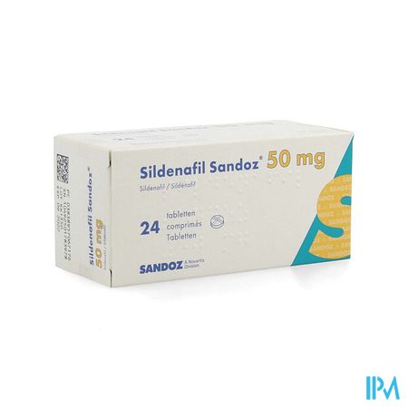 Sildenafil Sandoz 50mg Filmomh Tabl 24x 50mg