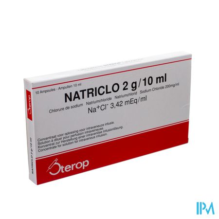 Natriclo Amp Inj 10 X 2g/10ml