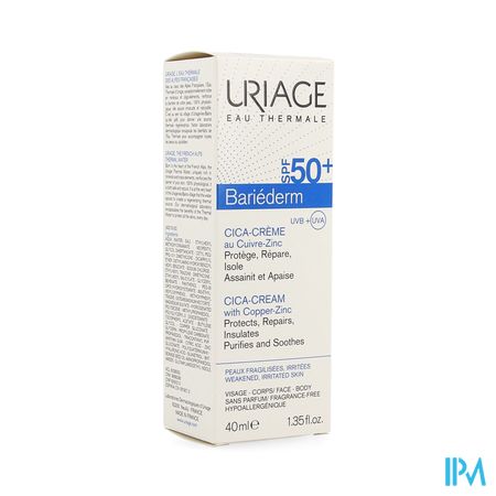 Uriage Bariederm Cica Creme Ip50+ 40ml