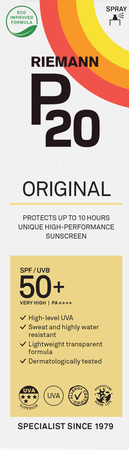 P20 Zonnespray Ip50+ 85ml 1