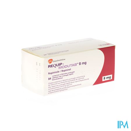 Requip Modutab Comp 84 X 8,0mg