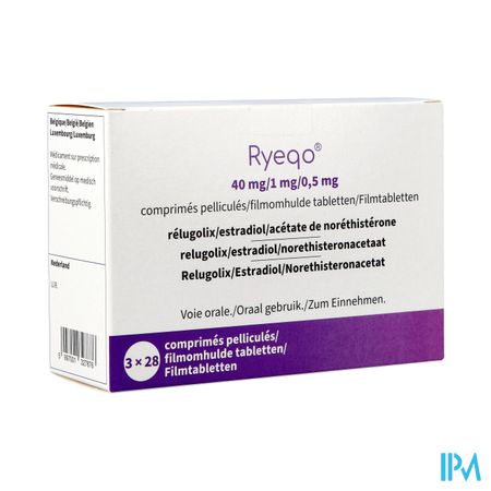 Ryeqo 40mg/1mg/0,5mg Filmomh Tabl 84