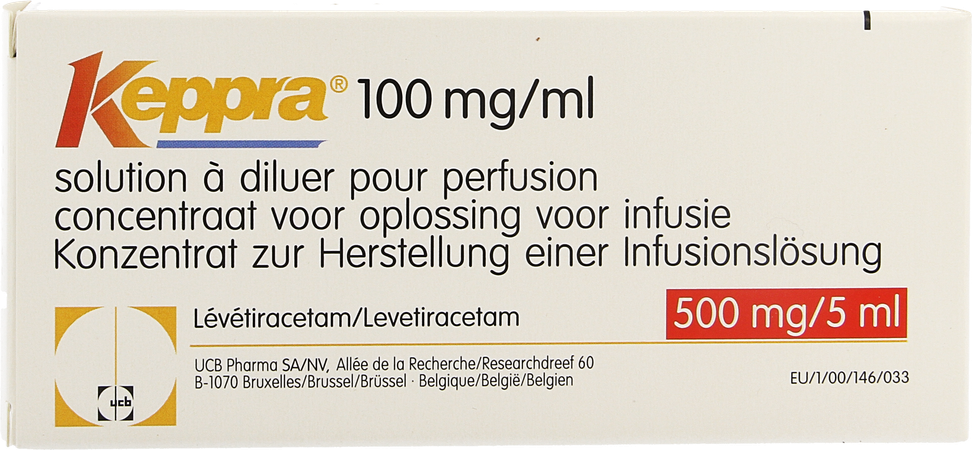 Keppra 100mg/ml Fl Inf 10 X 5ml 1