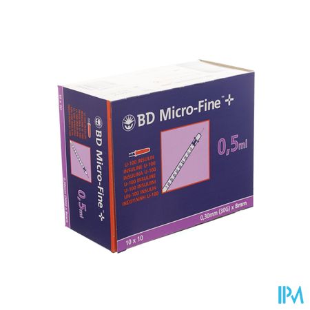 Bd Microfine+ Ins.spuit 0,5ml 30g 8,0mm100 324825