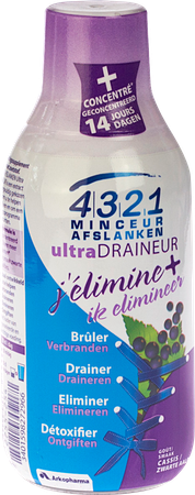 4321 Ultra Draineur Zwarte Aalbes 280ml