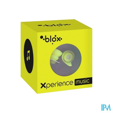 Blox Xperience Music Bouch.or. Jaune Fluo 1 Paire