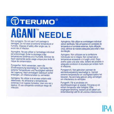 Terumo Naald Agani 27g 5/8 Rb Grijs 100 1