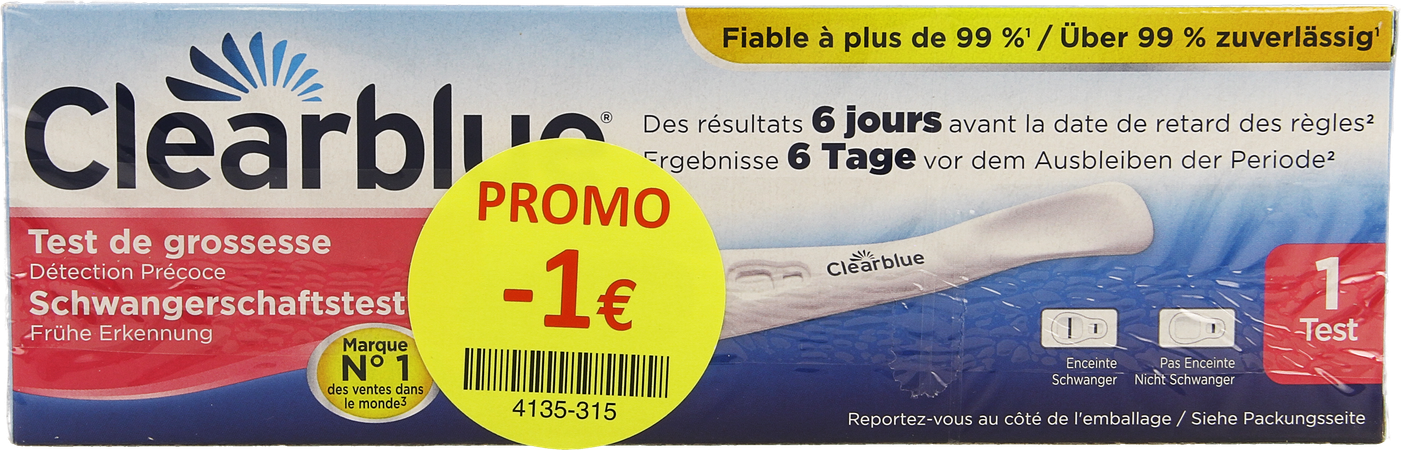 Clearblue Zwangerschapstest Early 1 Promo -1€ 1