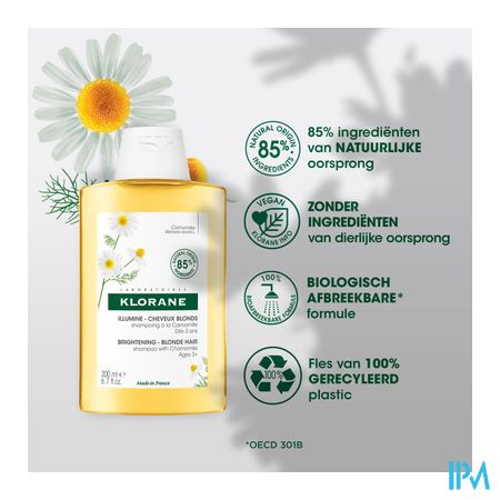 Klorane Capil. Sh Kamille 200ml 7