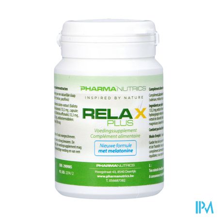 Relax Plus Vegecaps 60 Pharmanutrics 2