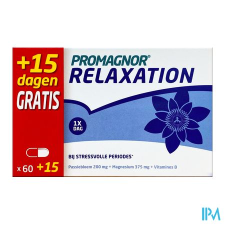 Promagnor Relaxation Caps 60+15 Gratis Promo 3