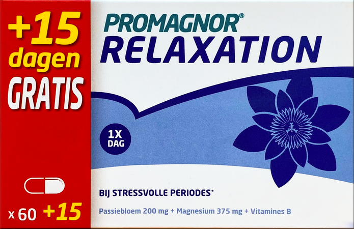 Promagnor Relaxation Caps 60+15 Gratis Promo 3