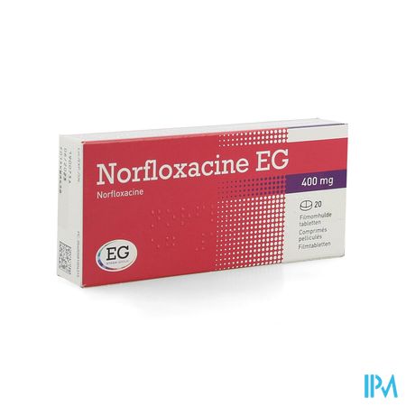 Norfloxacine EG       Comp 20X400Mg