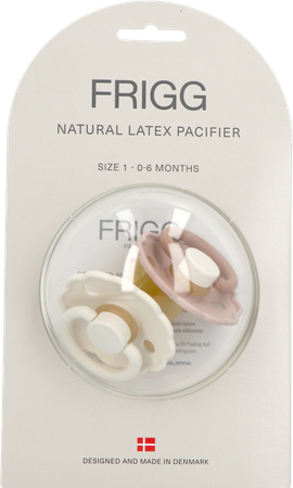 Frigg Daisy Fopspenen Latex T1 Biscuit/cream 2 1