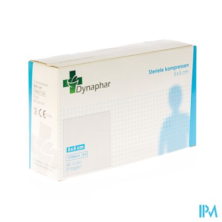 Dynaphar Kompres 8pl 5,0x 5,0cm 40 35201 1