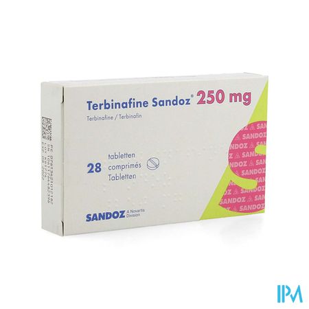 Terbinafine Sandoz Comp 28 X 250mg