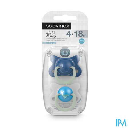 Suavinex Basic Speen Silic.phys.4-18m N&d Whale Bl