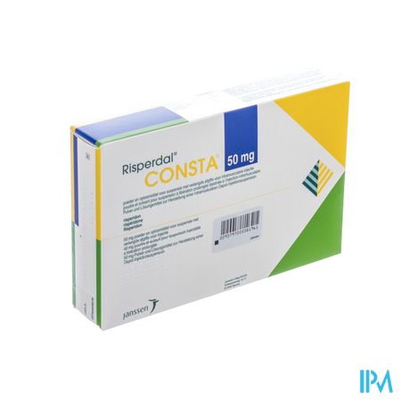 Risperdal Consta 50,0mg Fl Im 1x50,0mg/2ml+solv 1