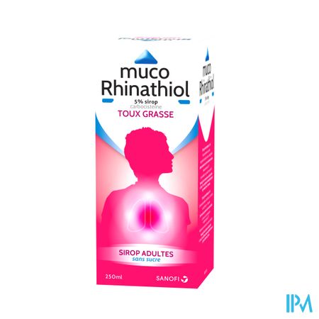 Muco Rhinathiol 5% Sir Ad S/sucre 250ml