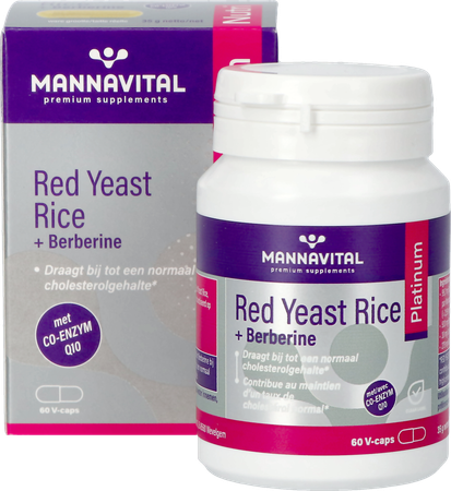Mannavital Red Yeast Rice+berberine Plat.v-caps 60 7
