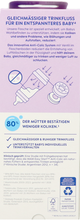 Mam Zuigfles Easy Start A/colic Matt Lila 260ml 7