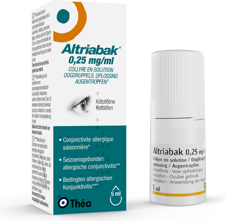 Altriabak 0,25mg/ml Oogdruppels Fl 5ml