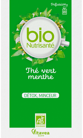 Infusie Bio Groene Thee-munt Zakje 20 2