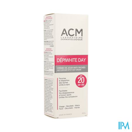 Depiwhite Day Ip20 Dagcreme Tube 40ml