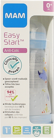 Mam Zuigfles Easy Start A/colic 260ml 1