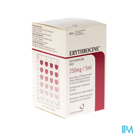 Erythrocine Sir 1 X 80ml 250mg/5ml