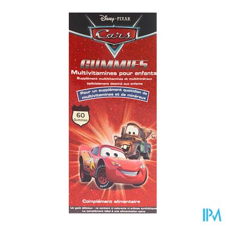 Disney Multivitamines Enf Cars Gum. 60 2
