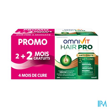 Omnivit Hair Pro Nutri Repair Comp 120+120 Promo