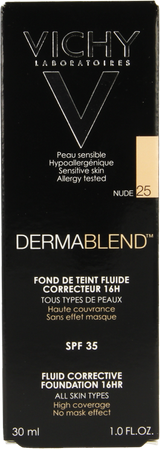 Vichy Fdt Dermablend Fluide 25 Nude 30ml 3