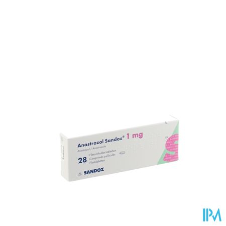 Anastrozol Sandoz 1mg Filmomh Tabl 28 X 1mg