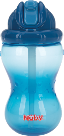 Nuby Flip-it Gobelet A/goutte 360ml 12m+ Bleu 3