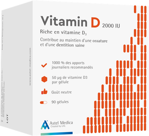 Astel Vitamin D 2000iu Caps 90 7