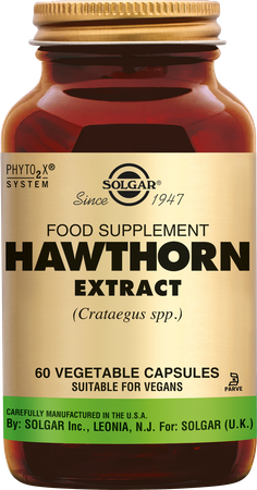 Solgar Hawthorn Extract Aubepine V-caps 60 1