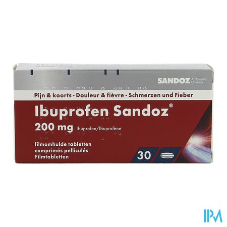 Ibuprofen Sandoz 200mg Comp Pell 30 3