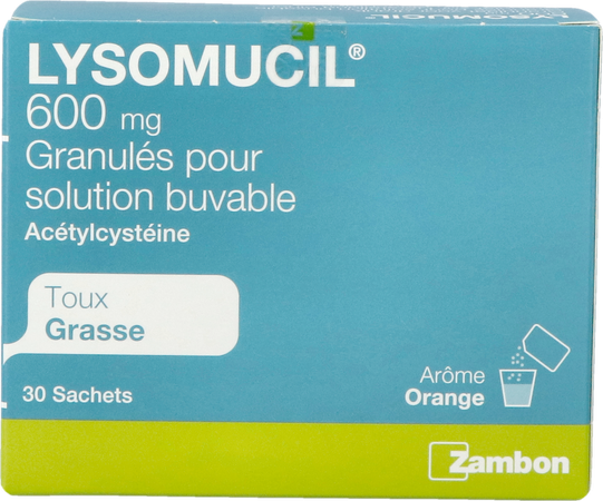 Lysomucil 600 Gran Sach 30 X 600mg 3