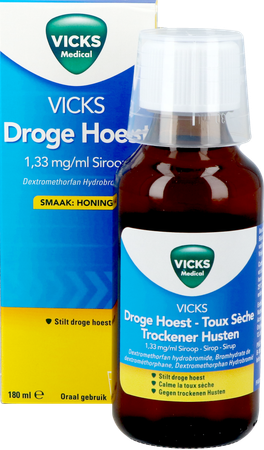 Vicks Droge Hoest Siroop 180ml 8