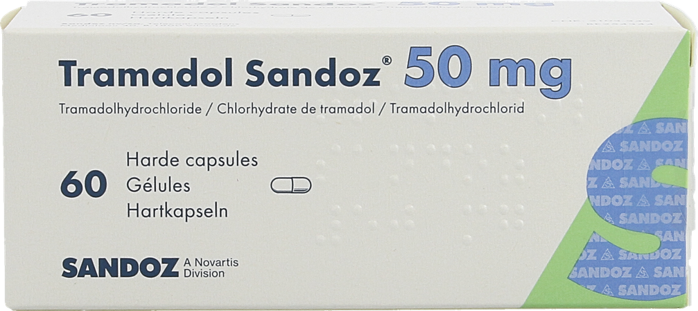 Tramadol 50 Sandoz Caps 60 X 50mg 3
